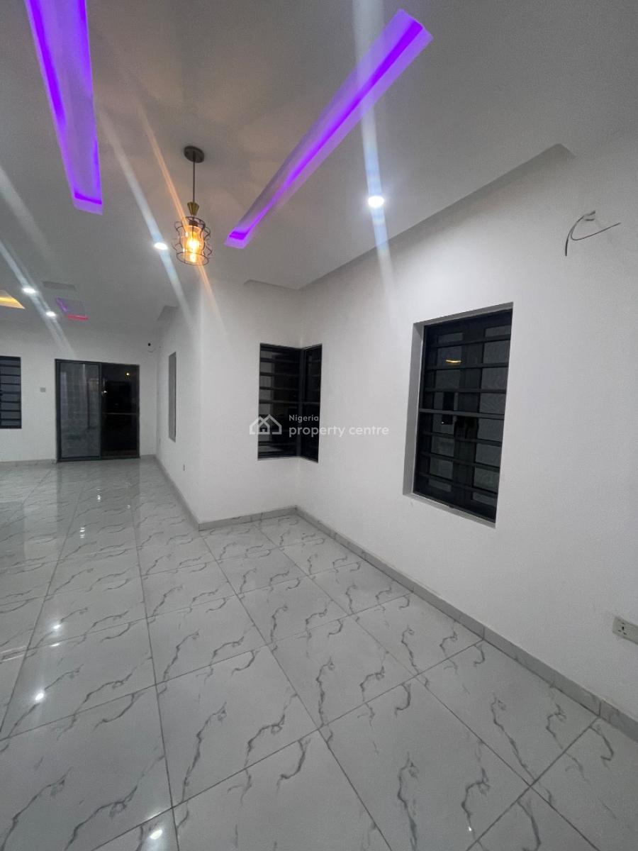 Brand New 4 Bedroom Duplex with 2 Stores and a Bq with Enough Space, Located at Abraham Adesanya,clean Road, 20hrs Nepa Light ,secured Esta, Ajah, Lagos, Detached Duplex for Rent