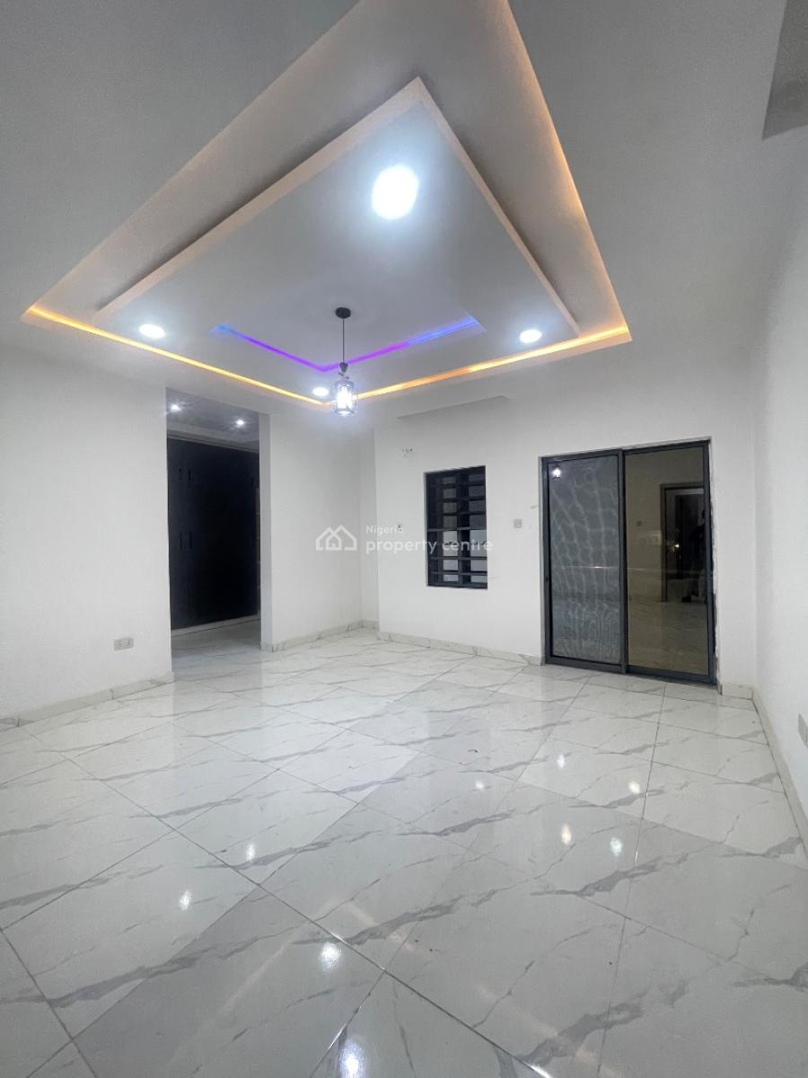 Brand New 4 Bedroom Duplex with 2 Stores and a Bq with Enough Space, Located at Abraham Adesanya,clean Road, 20hrs Nepa Light ,secured Esta, Ajah, Lagos, Detached Duplex for Rent