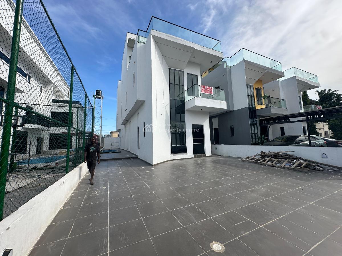 6 Bedroom Duplex with Bq, Pool and Cinema, Buena Vista Estate, Orchid Road, Lafiaji, Lekki, Lagos, Detached Duplex for Sale