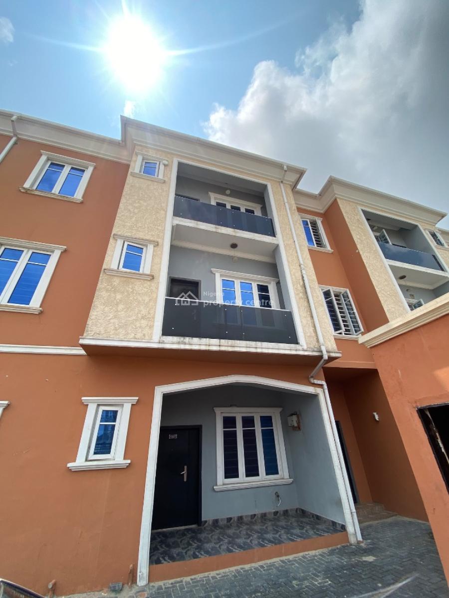Magnificent Two Bedroom Apartment Upstairs in an Acesss Control Estate, Cannan Estate Close to Blenco Supermarket Sangotedo, Ajah, Lagos, Flat / Apartment for Rent