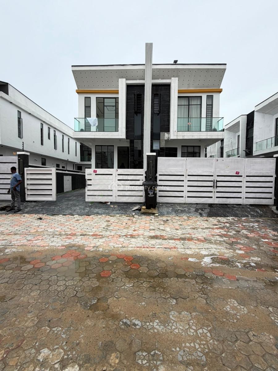 Newly Built 4 Bedroom Semi Detached Duplex with Bq, Ikota, Lekki, Lagos, Semi-detached Duplex for Sale