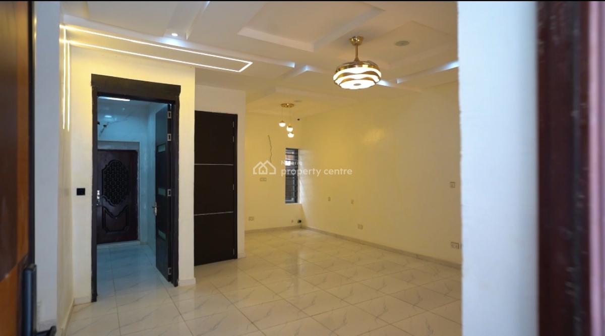 Fully Automated Smart 4 Bedroom Classic Town House Terrace with a Bq, Along Orchid Road Before Cooplag Estate Lafiaji, Lekki, Lagos, Terraced Duplex for Sale