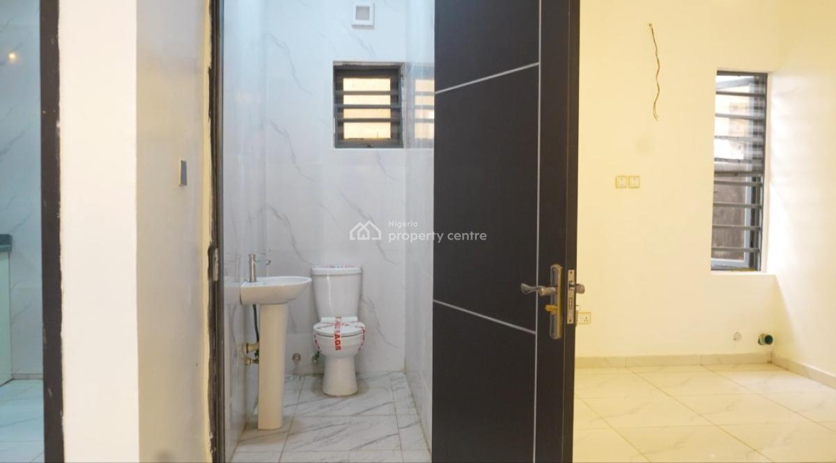 Fully Automated Smart 4 Bedroom Classic Town House Terrace with a Bq, Along Orchid Road Before Cooplag Estate Lafiaji, Lekki, Lagos, Terraced Duplex for Sale