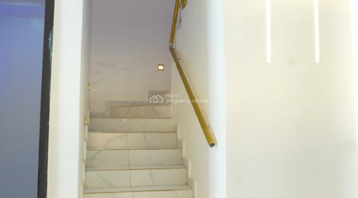 Fully Automated Smart 4 Bedroom Classic Town House Terrace with a Bq, Along Orchid Road Before Cooplag Estate Lafiaji, Lekki, Lagos, Terraced Duplex for Sale