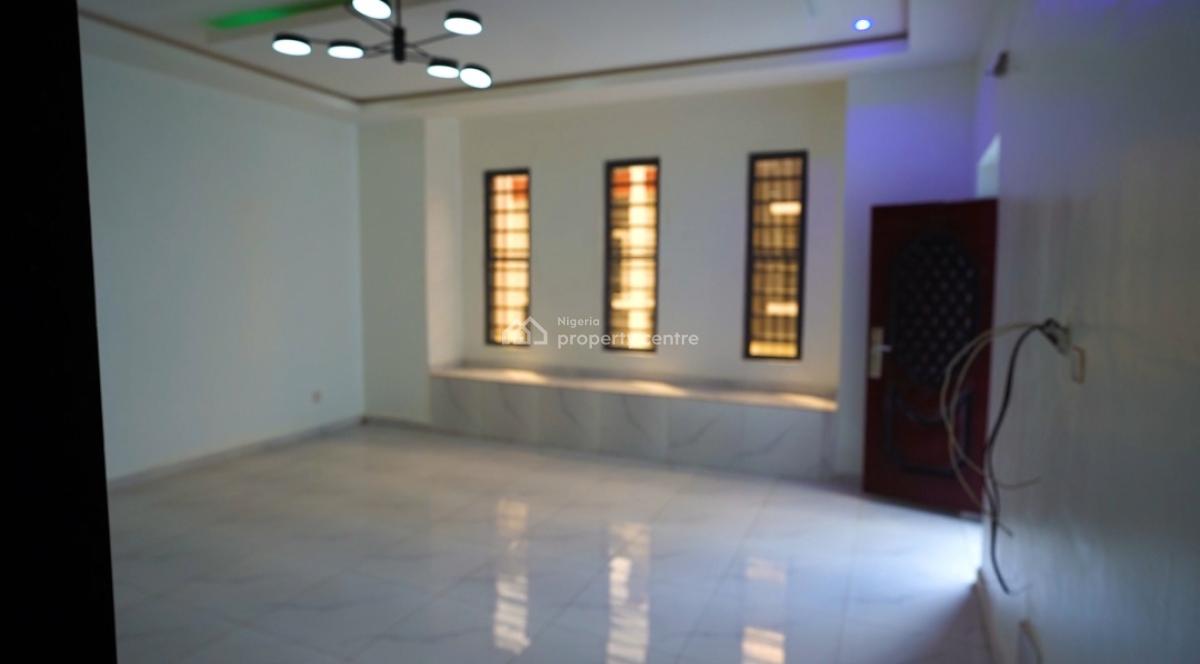 Fully Automated Smart 4 Bedroom Classic Town House Terrace with a Bq, Along Orchid Road Before Cooplag Estate Lafiaji, Lekki, Lagos, Terraced Duplex for Sale