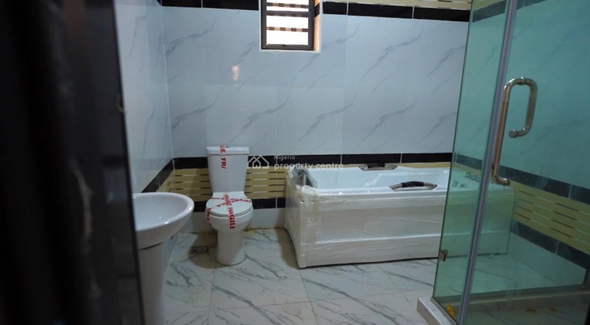 Fully Automated Smart 4 Bedroom Classic Town House Terrace with a Bq, Along Orchid Road Before Cooplag Estate Lafiaji, Lekki, Lagos, Terraced Duplex for Sale