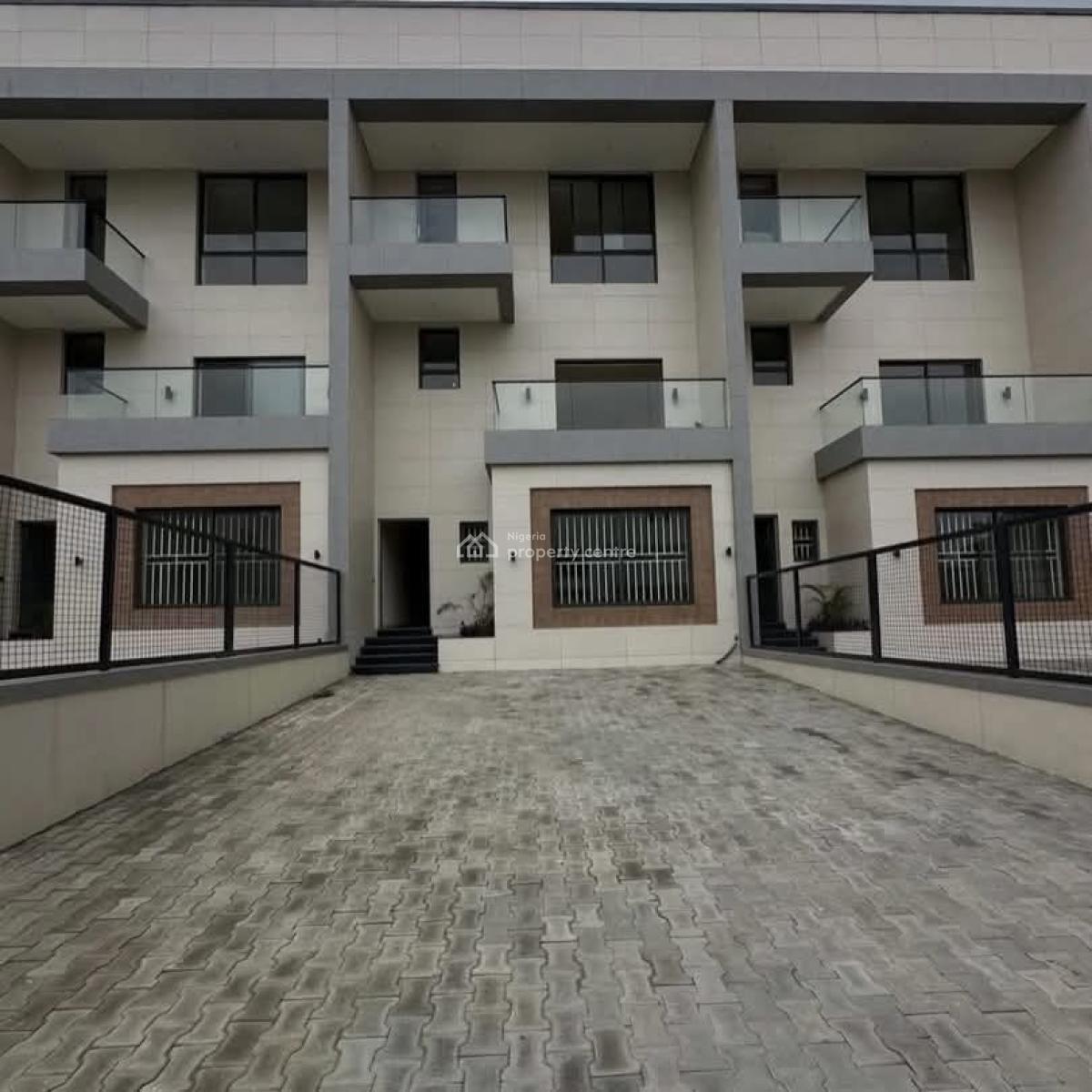 Newly Built 5 Bedroom Gated Terrace Duplex with Boys Quarter, Katampe Extension, Katampe, Abuja, Terraced Duplex for Sale
