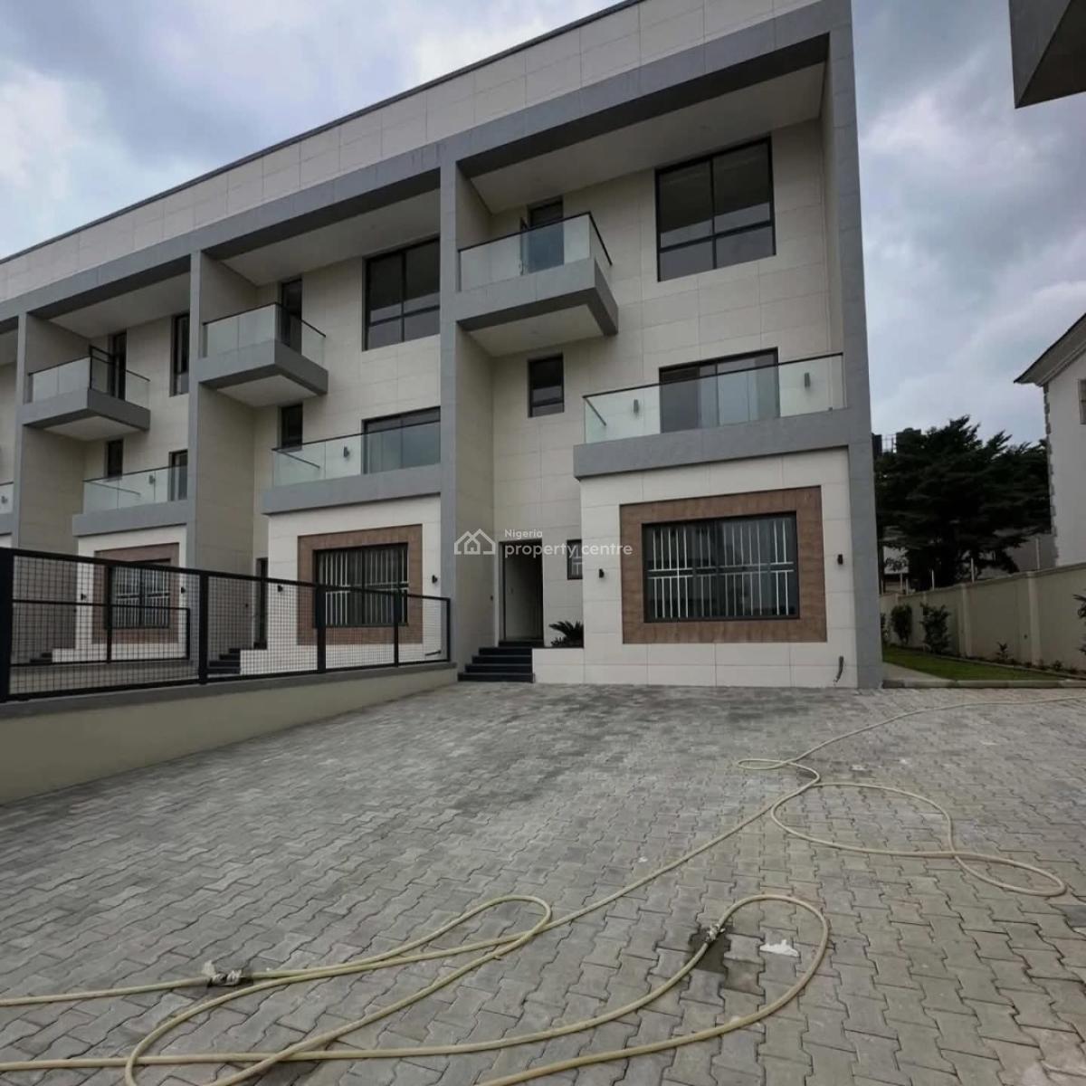 Newly Built 5 Bedroom Gated Terrace Duplex with Boys Quarter, Katampe Extension, Katampe, Abuja, Terraced Duplex for Sale