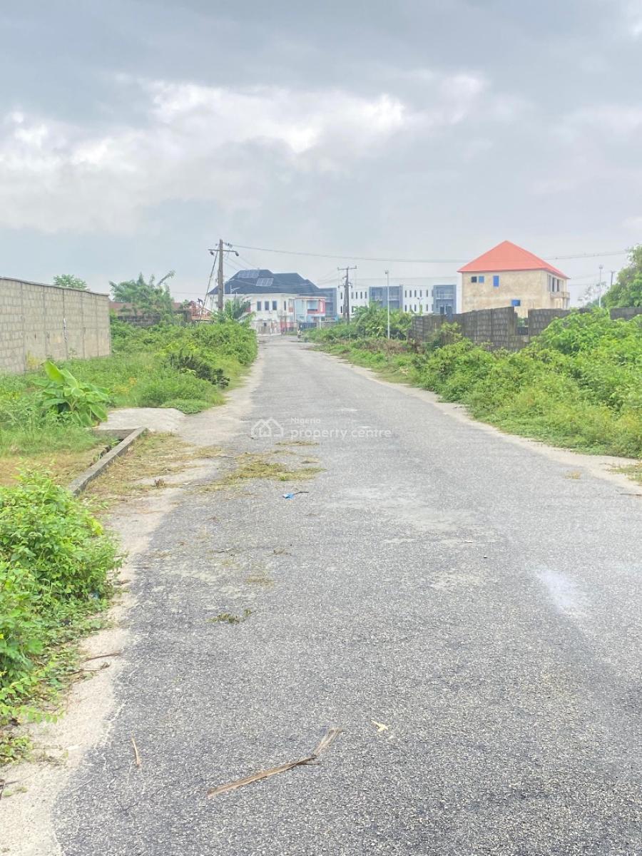 1000sqm Fenced and Gated Land, Abijo Gra Scheme Very Close to The Road, Lekki, Lagos, Residential Land for Sale