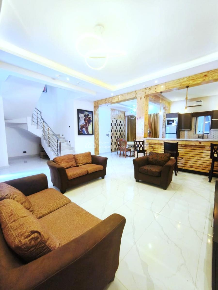 Fully Furnished 4 Bedroom Duplex, Lekki Phase 1, Lekki, Lagos, Terraced Duplex for Rent