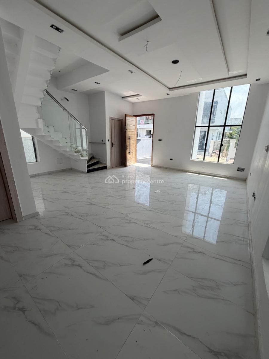 Beautiful 4 Bedroom Fully Detached Duplex with a Bq and Swimming Pool, Chevron, Lekki, Lagos, Detached Duplex for Sale