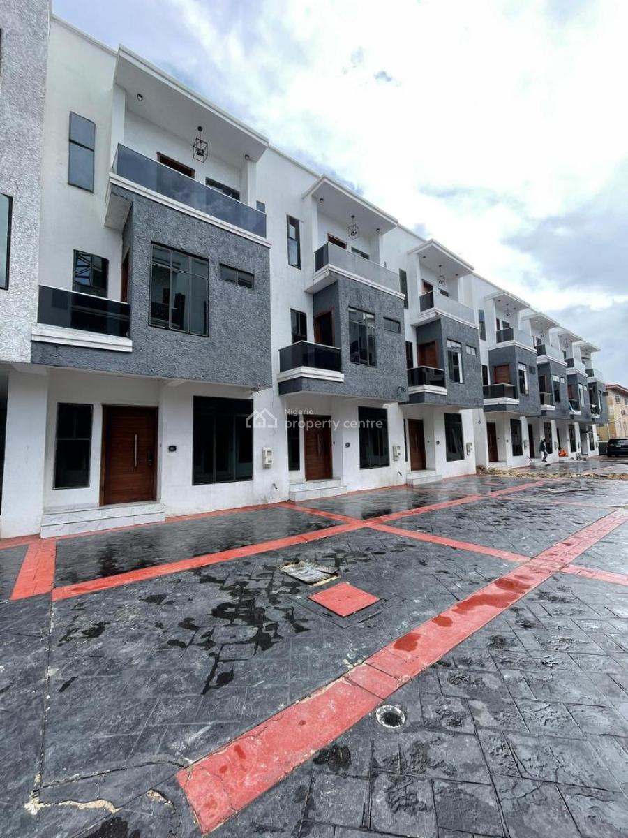 4 Bedroom Terrace Duplex with a Bq, Swimming Pool and Gym, Chevron, Lekki, Lagos, Flat / Apartment for Sale