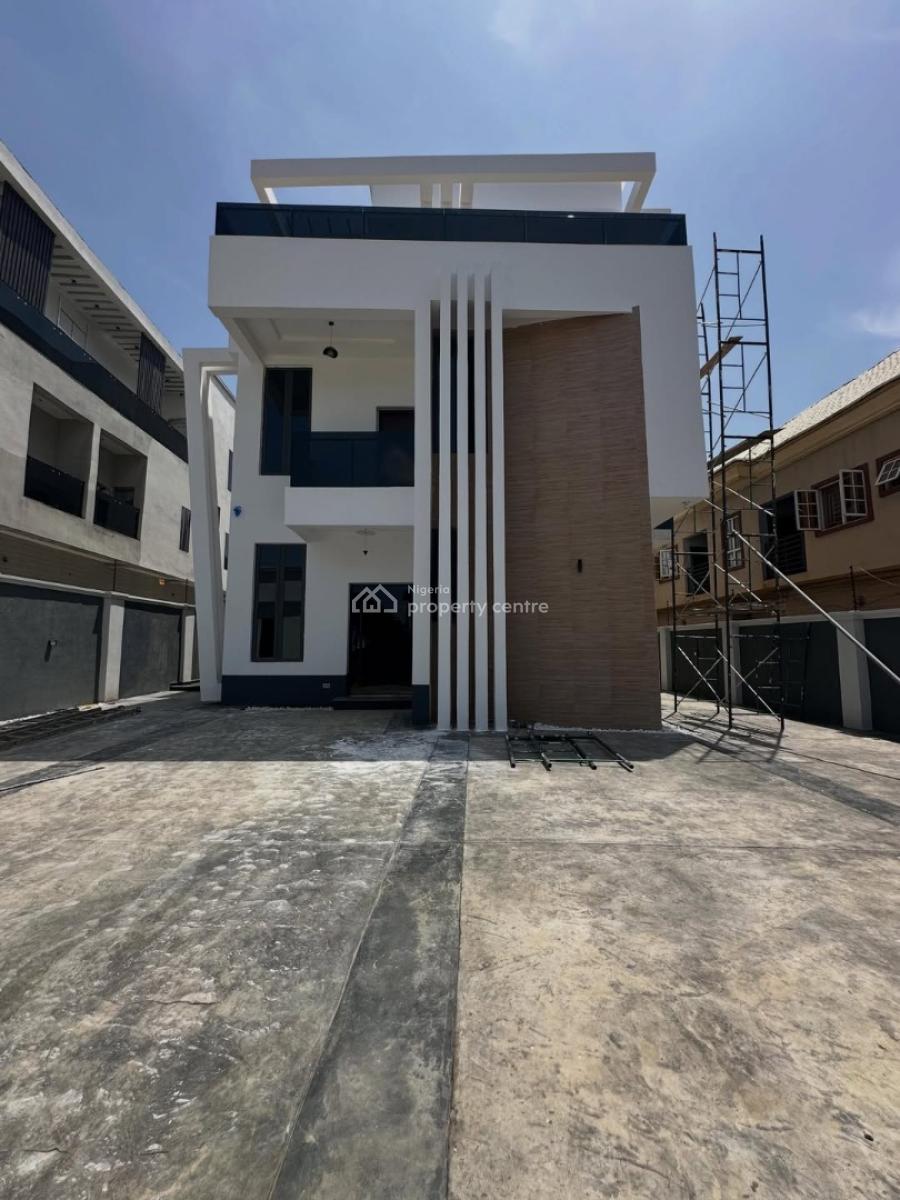 New 5 Bedroom Fully Detached Duplex + Boys Quarters 3 Living Room, Apo, Abuja, Detached Duplex for Sale
