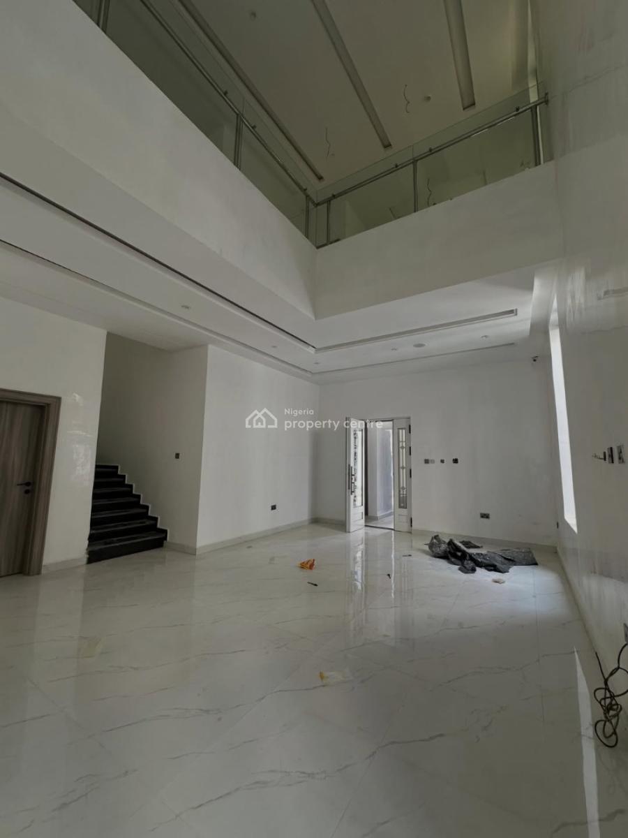 New 5 Bedroom Fully Detached Duplex + Boys Quarters 3 Living Room, Apo, Abuja, Detached Duplex for Sale