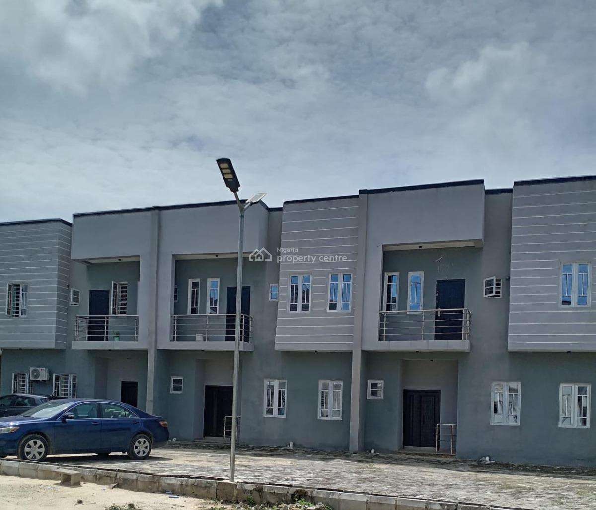 Luxury 3bedroom Terrace Duplex  with Bq in an Estate, Monastery Road, Sangotedo, Ajah, Lagos, Terraced Duplex for Rent
