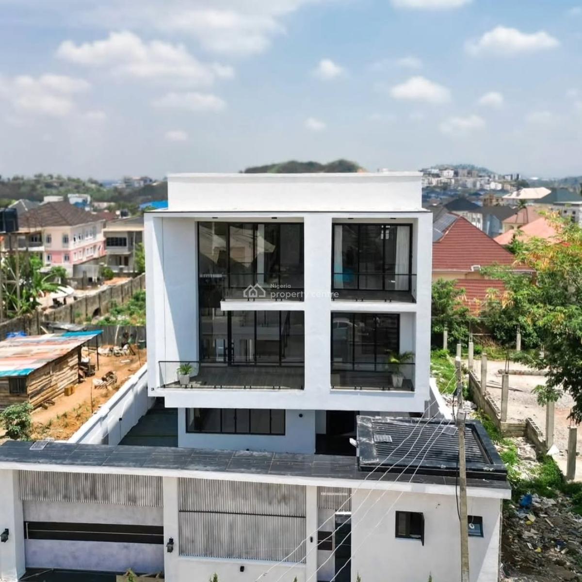 5bedroom Fully Detached Duplex (fully Automated) and 2 Rooms Bq, Apo, Abuja, Detached Duplex for Sale