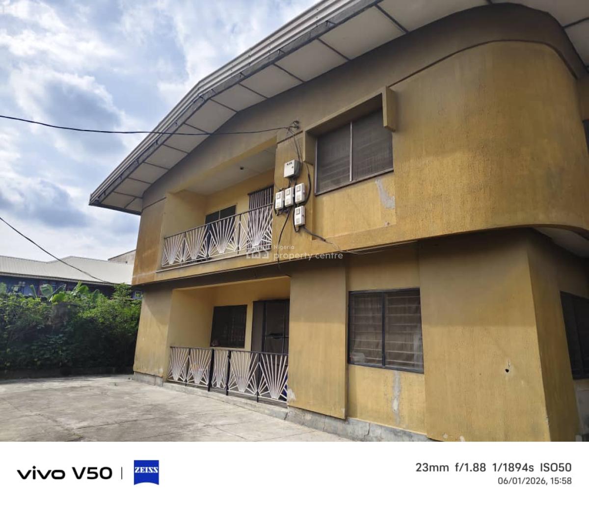 3 Plots of Solidly Built Storey Building with High Foundation., Off Ago Palace Way, Okota, Isolo, Lagos, Commercial Property for Sale