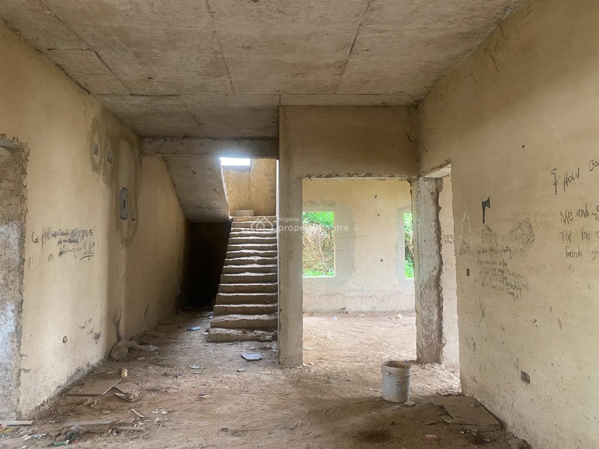 5 Bedroom Duplex (carcass), Admiralty Estate, Asokoro District, Abuja, Semi-detached Duplex for Sale