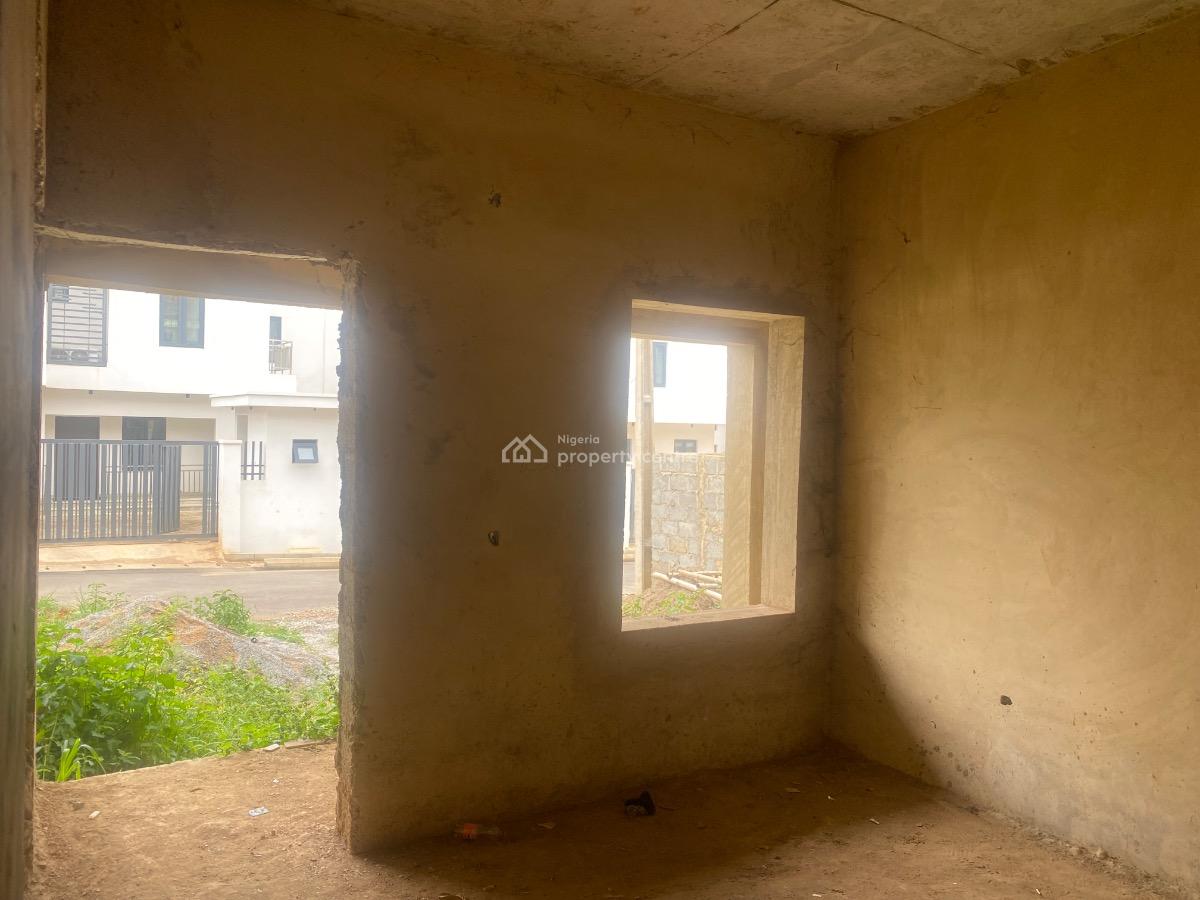 5 Bedroom Duplex (carcass), Admiralty Estate, Asokoro District, Abuja, Semi-detached Duplex for Sale