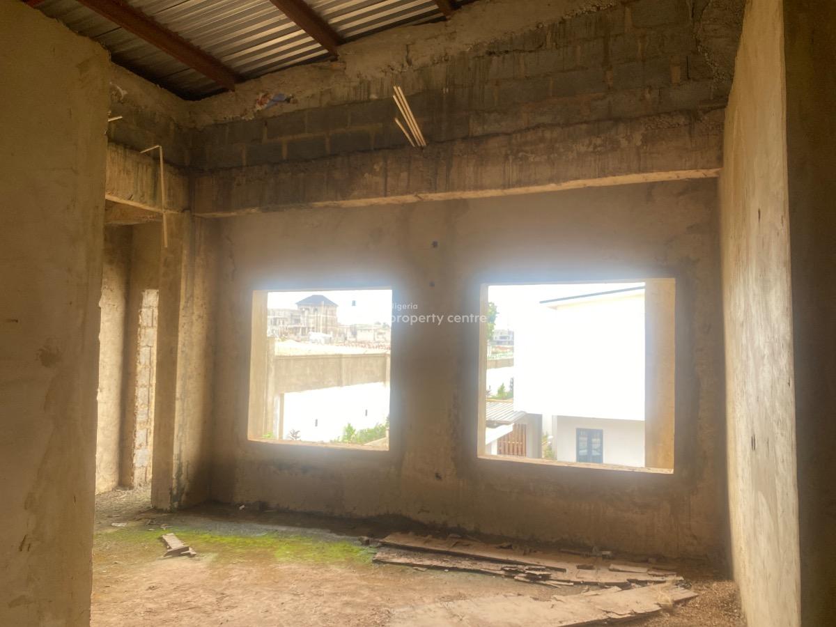 5 Bedroom Duplex (carcass), Admiralty Estate, Asokoro District, Abuja, Semi-detached Duplex for Sale
