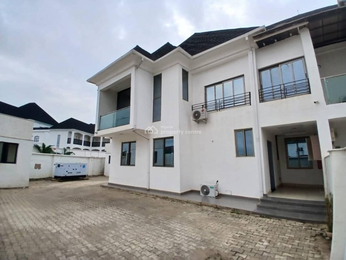Fully Furnished 4 Bedroom Detached Duplex with a Bq, Asokoro District, Abuja, Flat / Apartment for Rent