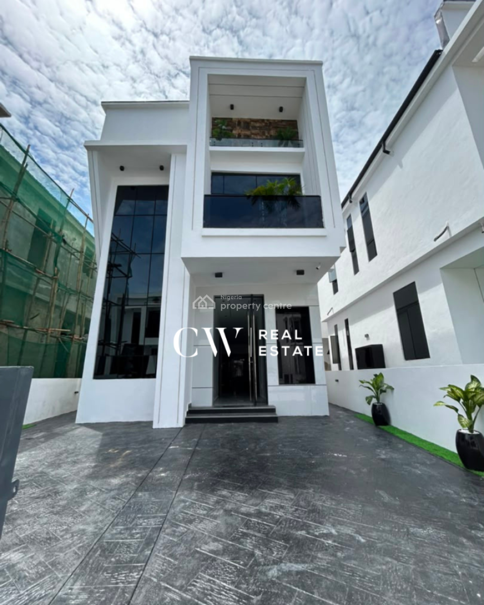 5 Bedroom Detached Smart Home with Bq, Chevron, Lekki, Lagos, Detached Duplex for Sale