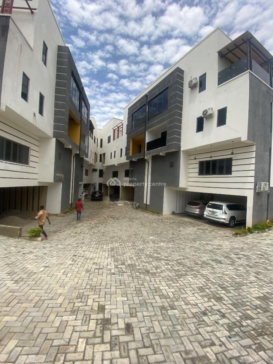 4 Bedroom Terrace Duplex with a Bq, Guzape District, Abuja, Terraced Duplex for Sale