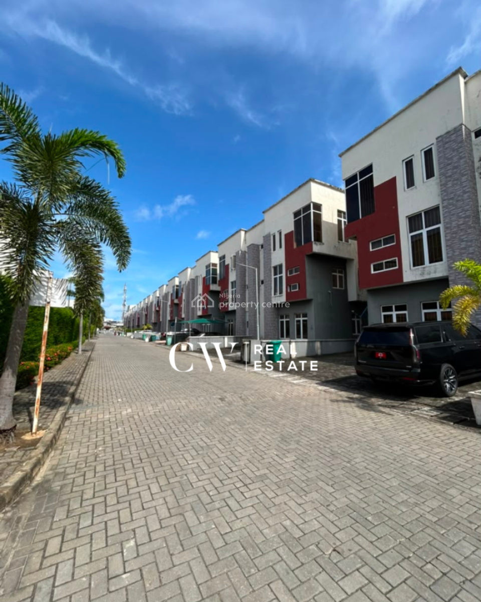 4 Bedroom Terraced Duplexes with Bq, Osapa, Lekki, Lagos, Terraced Duplex for Rent