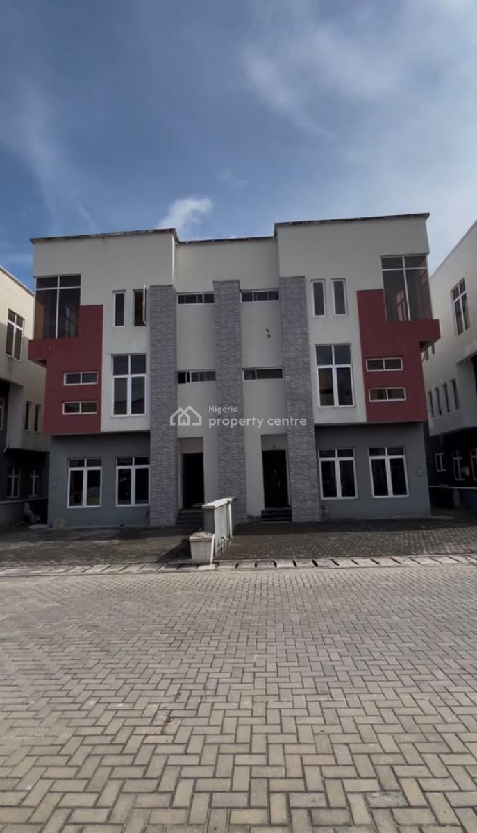 4 Bedroom Terraced Duplexes with Bq, Osapa, Lekki, Lagos, Terraced Duplex for Rent