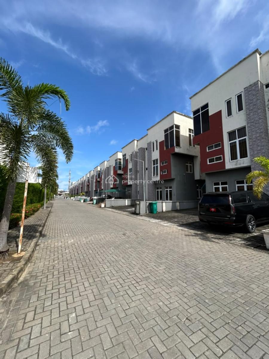 4 Bedroom Terraced Duplexes with Bq, Osapa, Lekki, Lagos, Terraced Duplex for Rent