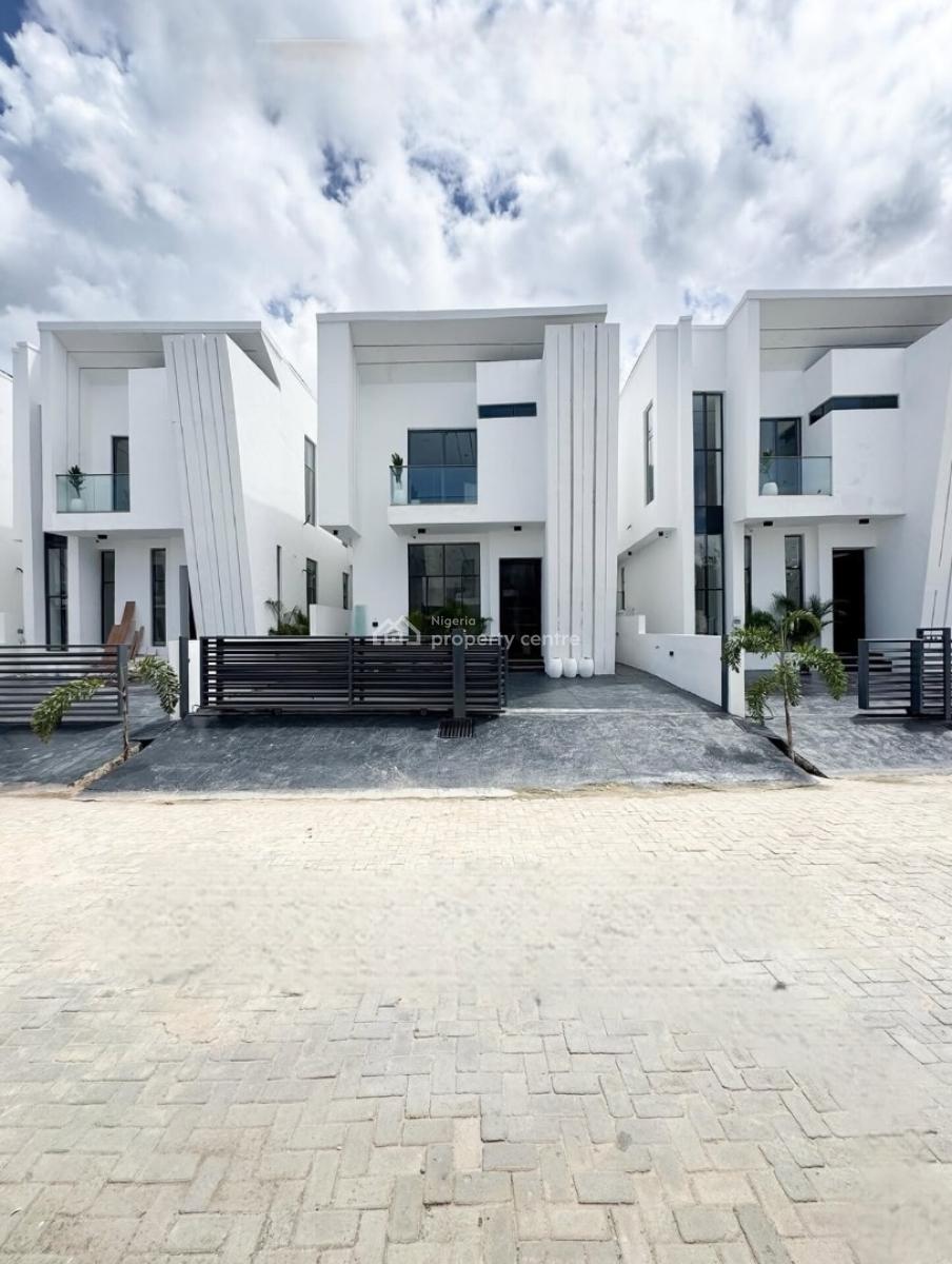 4 Bedroom Detached Duplex with a Swimming Pool, Balcony, and a Bq, Chevron Tollgate, Lekki, Lagos, Semi-detached Duplex for Sale