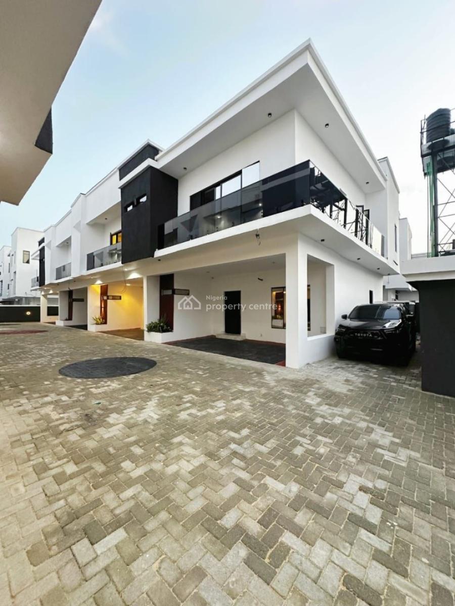 4 Bedroom Terrace with a Room Bq and Modern Pop Ceiling, Ikota, Lekki, Lagos, Terraced Duplex for Sale