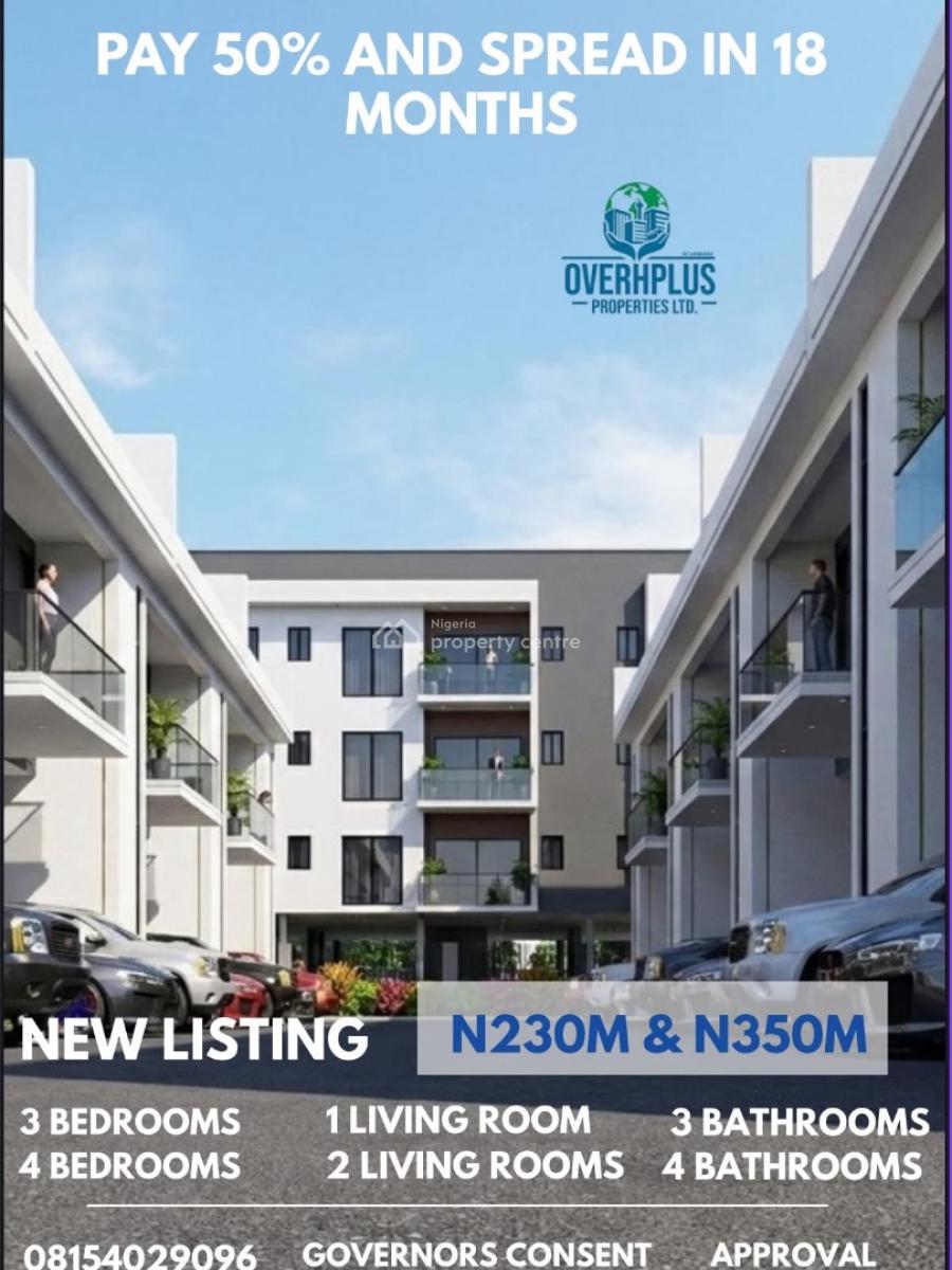 Off Plan 3 Bedroom Luxury Apartment, Ikeja, Lagos, Terraced Duplex for Sale