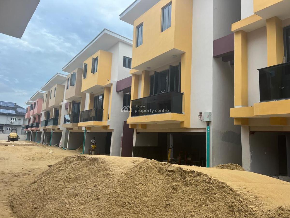 4 Bedroom Terrace Duplex with a Room Bq,p.o.p, Modern Kitchen Cabinet, Adeniyi Jones, Ikeja, Lagos, Terraced Duplex for Sale