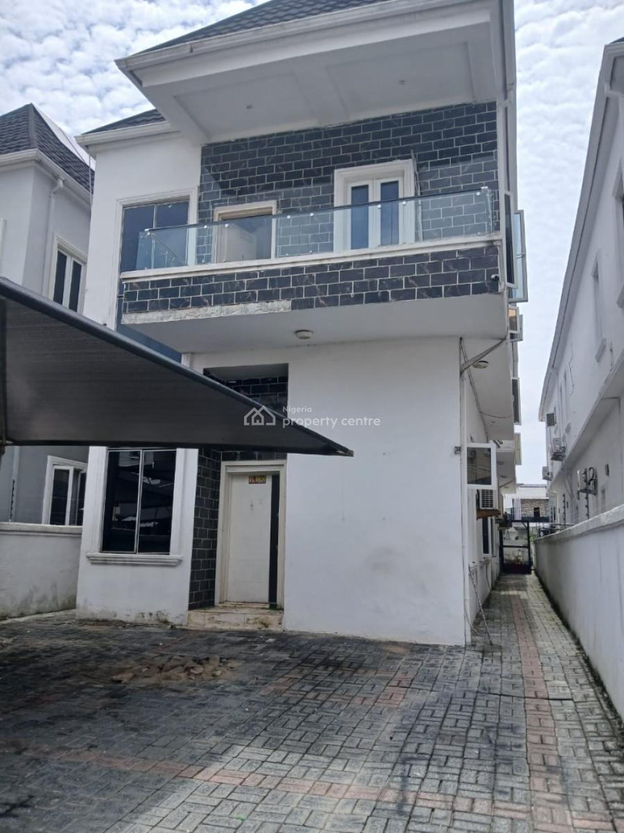 Tastefully Built 5 Bedroom Terrace with a Room Bq, Room Bq 📍bourdain Court, Ota Iku Off Gbangbala Street, Ikate, Lekki, Lagos, Terraced Duplex for Rent