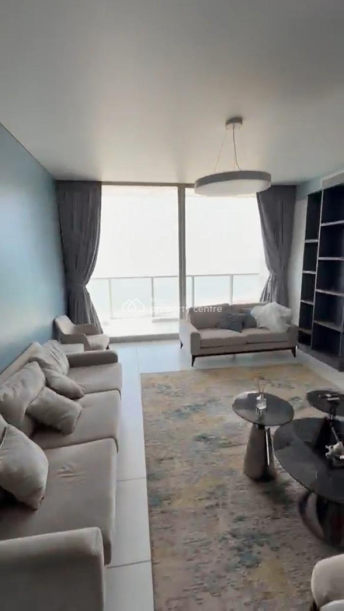 Ocean View Fully Serviced, Furnished 3 Bedroom Apartment Bq 17th Floor, Eko Atlantic, Victoria Island (vi), Lagos, Flat / Apartment for Rent