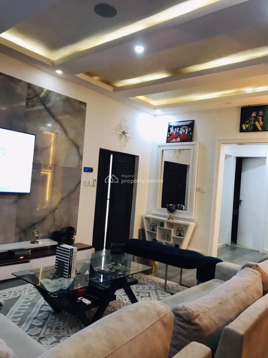 Well Finished 2bedroom Fully Furnished Apartment, By Vio Tarred Road, Mabushi, Abuja, Flat / Apartment for Rent