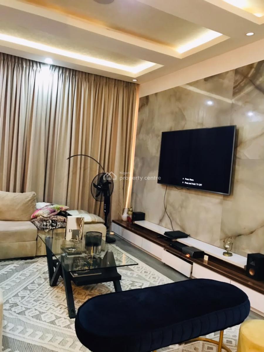 Well Finished 2bedroom Fully Furnished Apartment, By Vio Tarred Road, Mabushi, Abuja, Flat / Apartment for Rent