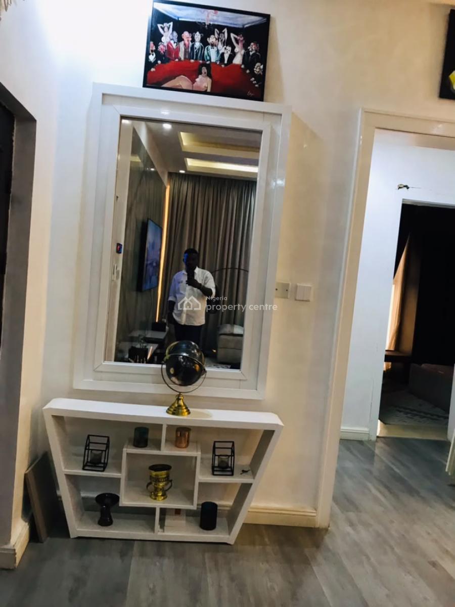 Well Finished 2bedroom Fully Furnished Apartment, By Vio Tarred Road, Mabushi, Abuja, Flat / Apartment for Rent