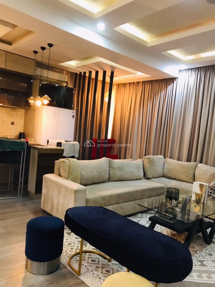 Well Finished 2bedroom Fully Furnished Apartment, By Vio Tarred Road, Mabushi, Abuja, Flat / Apartment for Rent