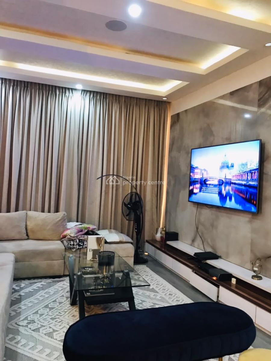 Well Finished 2bedroom Fully Furnished Apartment, By Vio Tarred Road, Mabushi, Abuja, Flat / Apartment for Rent