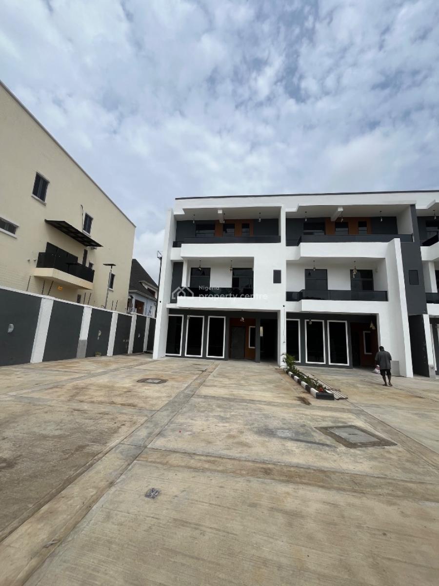 4 Bedroom Terrace Duplex with Bq, Guzape District, Abuja, Terraced Duplex for Rent