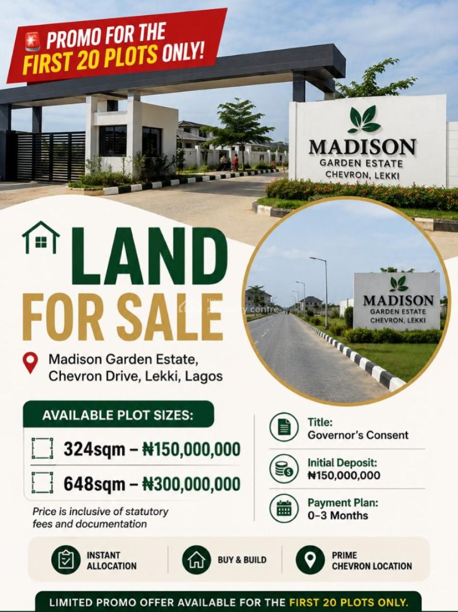 Buy and Build with Instant Allocation, Chevron Drive, Lekki, Lagos, Land for Sale