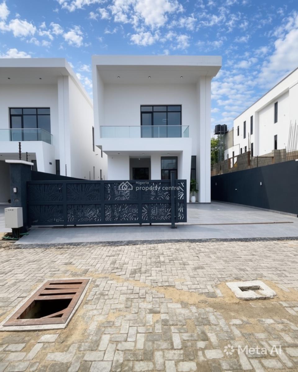 Stunning 5 Bedroom Detached Duplex with Swimming Pool and Bq, Chevron, Lekki, Lagos, Detached Duplex for Sale