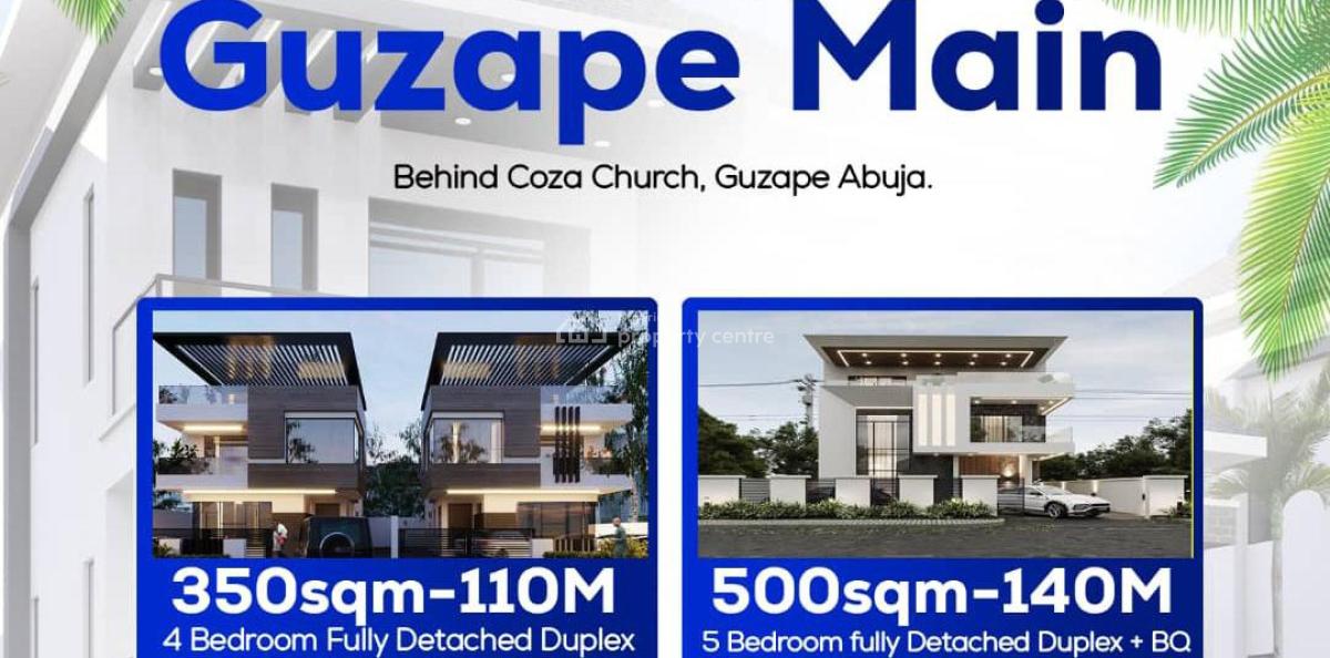 Estate Plot at Guzape, Behind Coza Church, Guzape District, Abuja, Residential Land for Sale