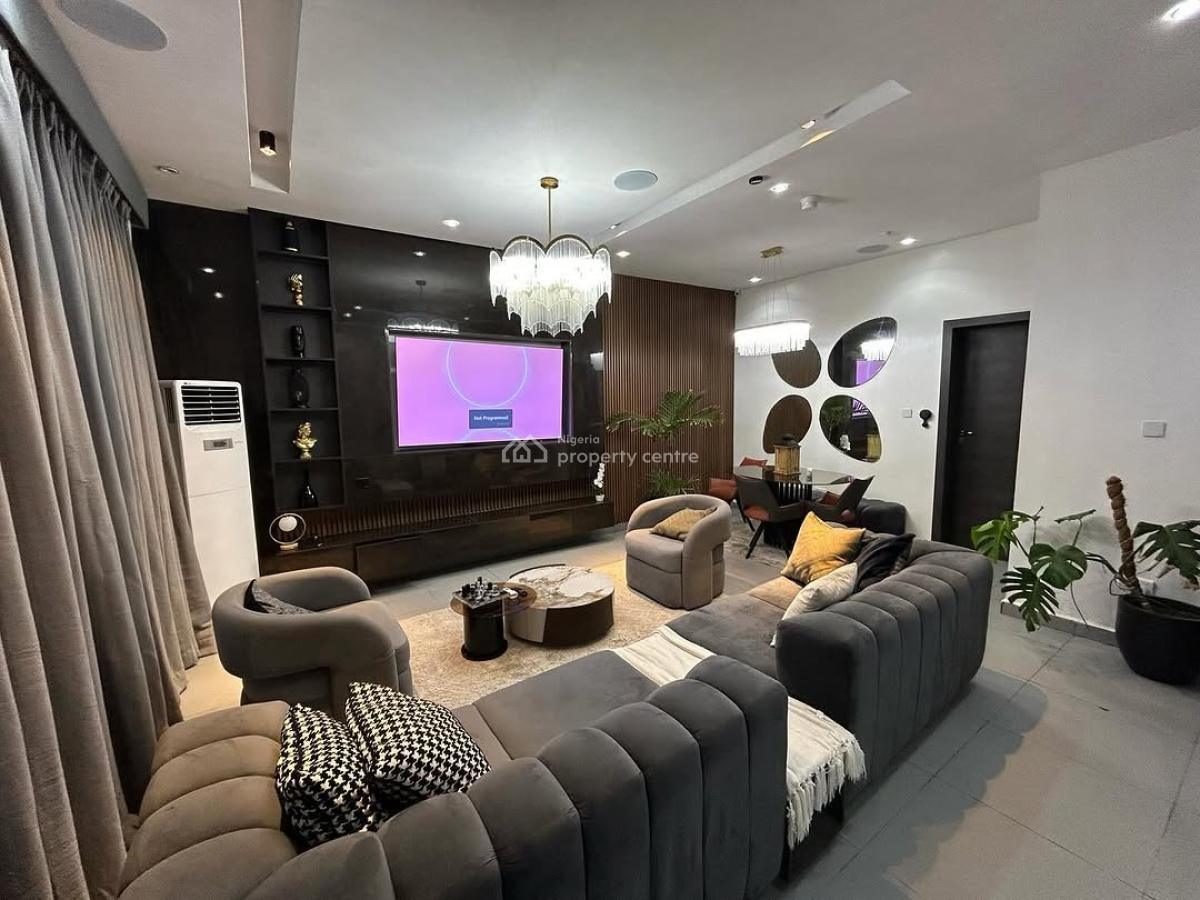 Furnished 4 Bedrooms Terrace with Bq, Richmond Road, Ikate Elegushi, Lekki, Lagos, Terraced Duplex for Rent