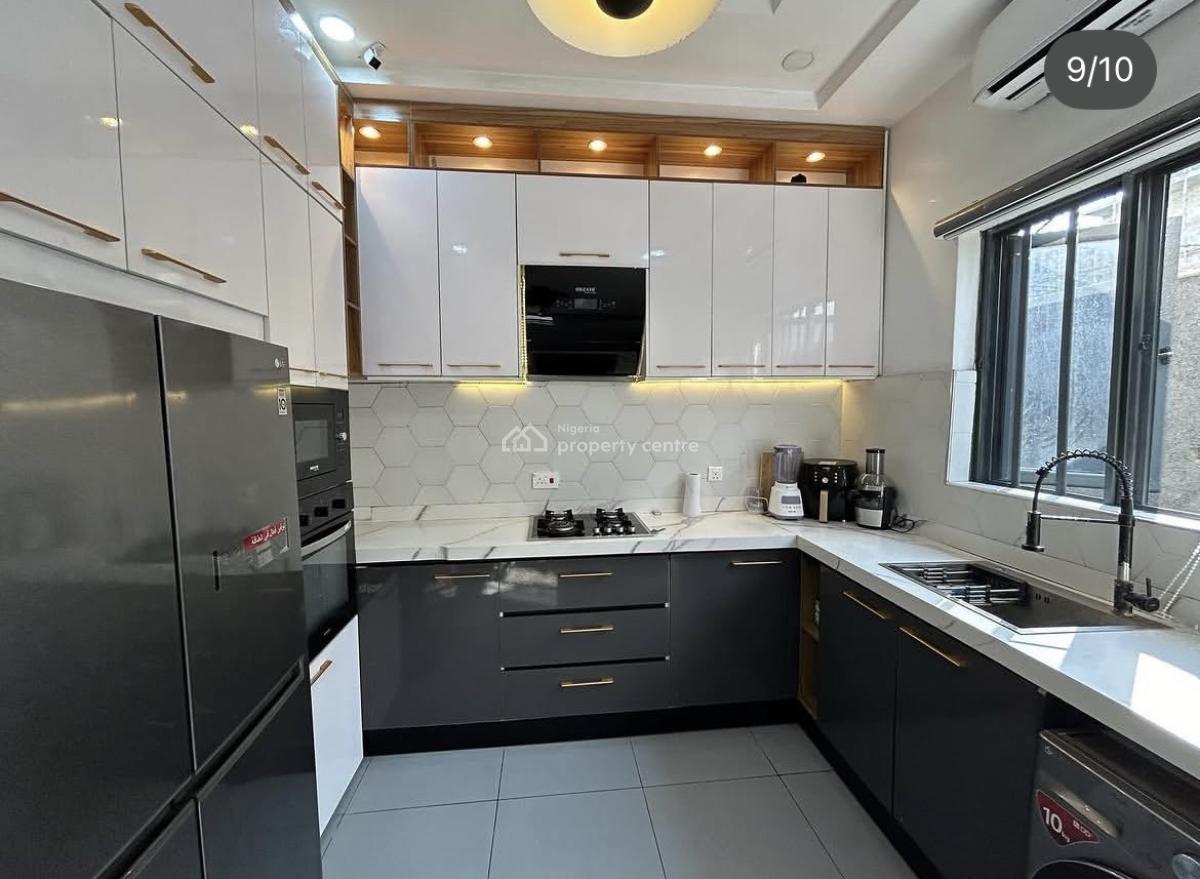 Furnished 4 Bedrooms Terrace with Bq, Richmond Road, Ikate Elegushi, Lekki, Lagos, Terraced Duplex for Rent