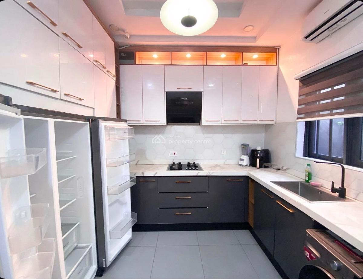 Furnished 4 Bedrooms Terrace with Bq, Richmond Road, Ikate Elegushi, Lekki, Lagos, Terraced Duplex for Rent