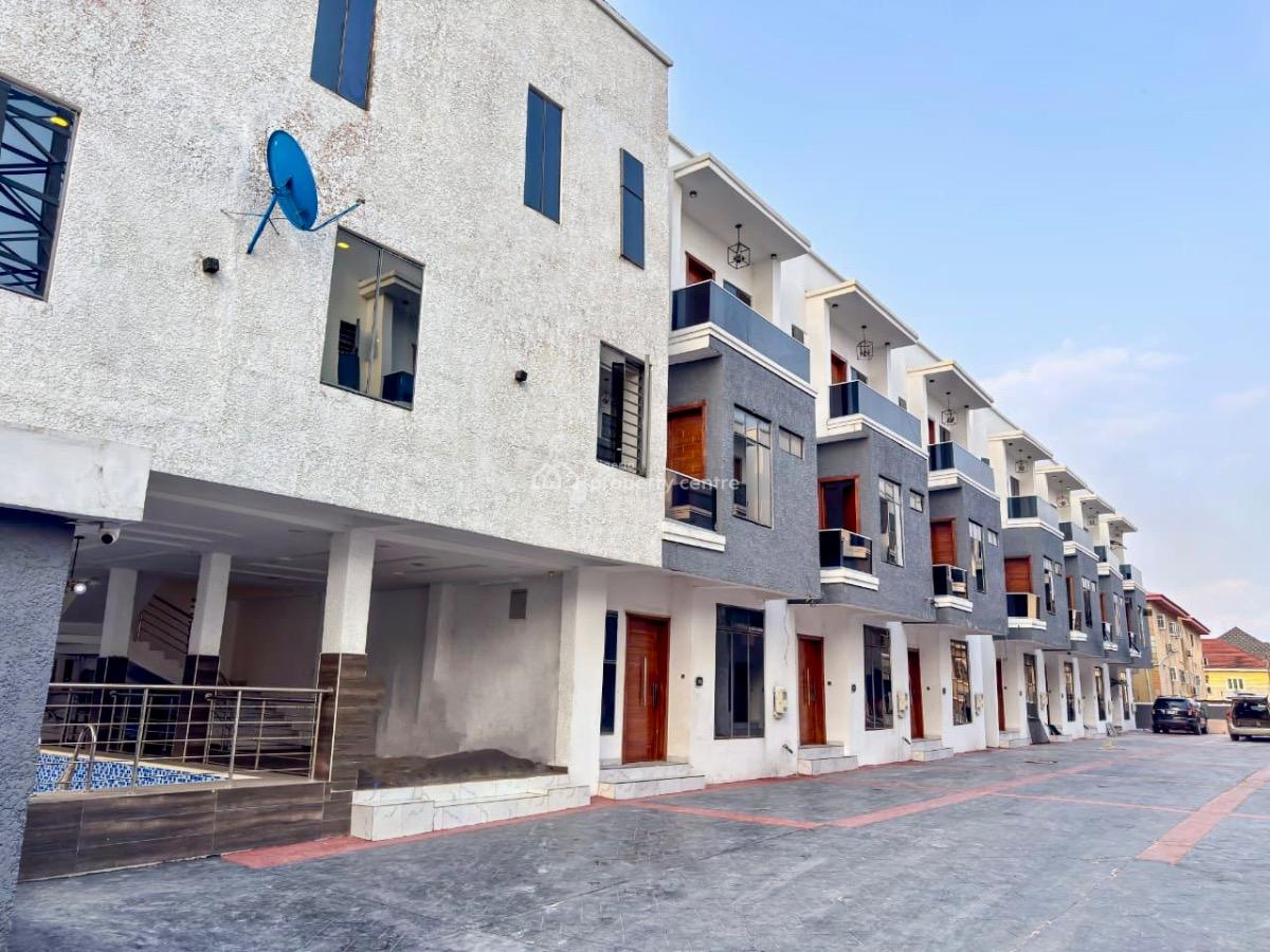 Brand New Luxury 4 Bedroom Terrace Duplex with Pool and Gym, Chevron Lekki, Lekki, Lagos, Terraced Duplex for Rent