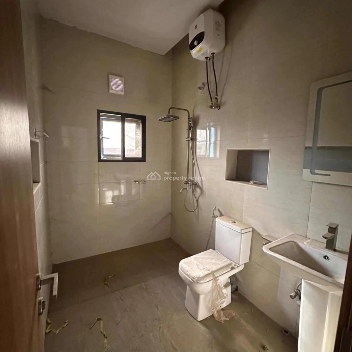 Newly Constructed 4 Bedrooms Terrace Duplex with a One Room Bq, Wuye, Abuja, Terraced Duplex for Sale